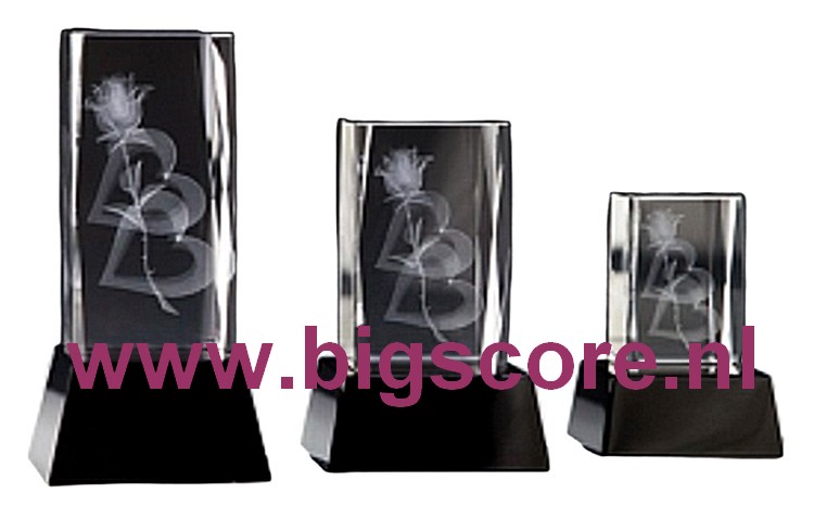 Hart-Roos 3D Kristal BSST 67620 t/m 67622